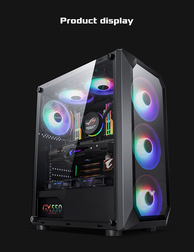AULA FZ004 PC Gaming Case Supports ATX Motherboard(图14)