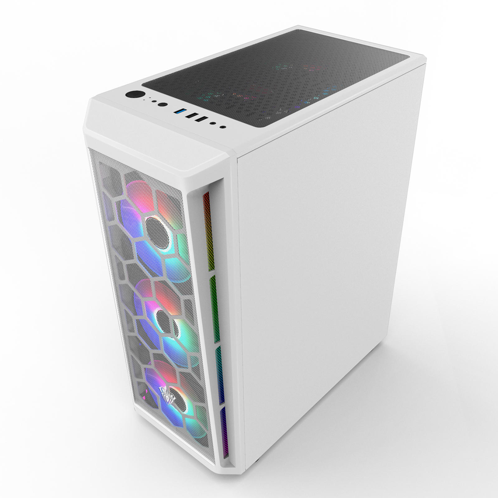 AULA Gaming PC Case FZ002 -White Air and