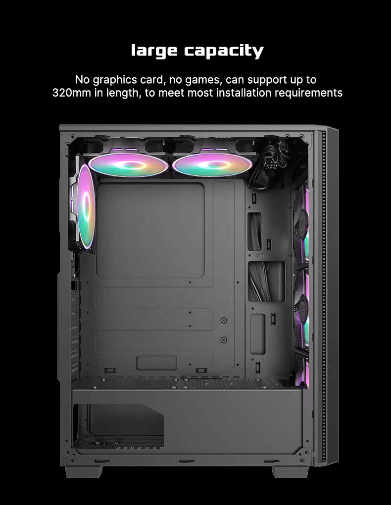 AULA Gaming PC Case FZ001 Large Capacity(图7)