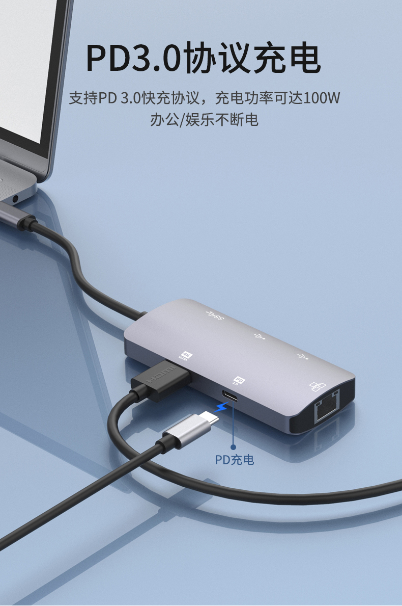 AULA UC910 6 in1 USB-C HUB(图9)