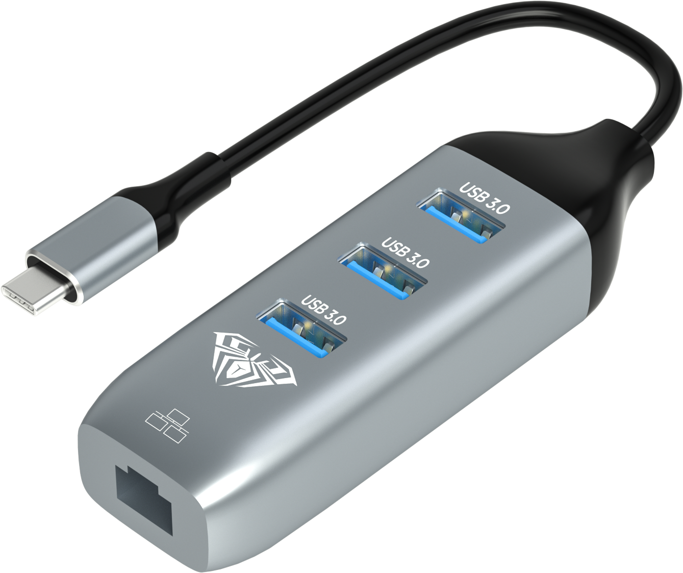 AULA OT-95118R 4 in 1 USB-C HUB to USB3.