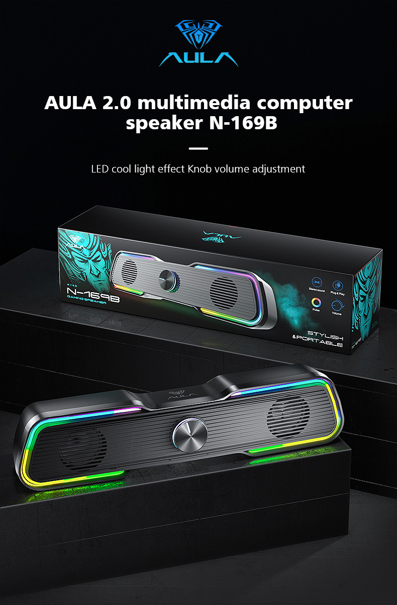 AULA N-169B Desktop gaming Speaker(图1)