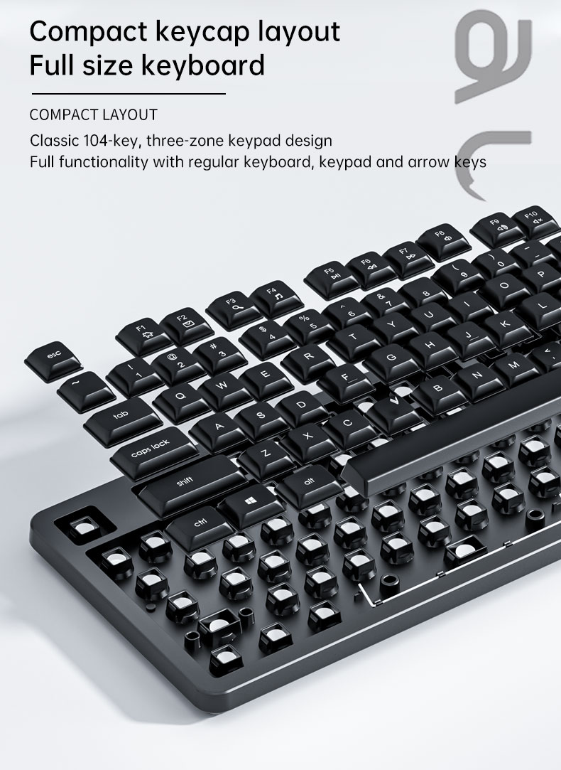 AULA  AC102 Wired keyboard and mouse combo(图4)