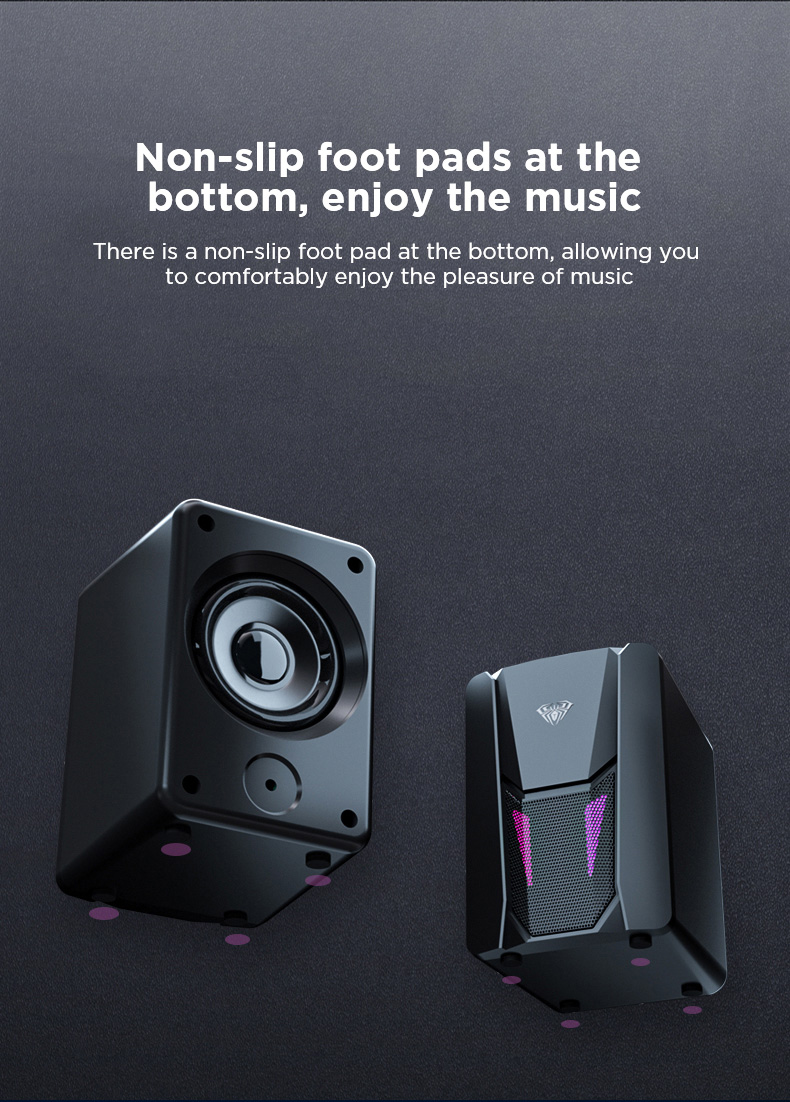 AULA N-108 Wired Desktop Speakers(图3)