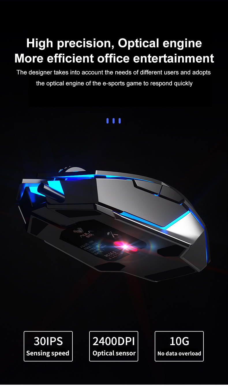 AULA T201 Wired Membrane Gaming Keyboard and Mouse Combo (图4)