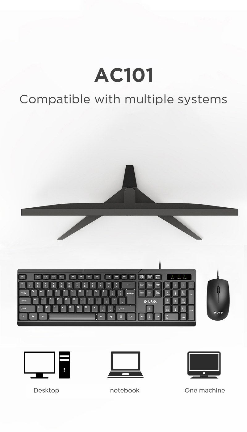 AULA AC101 Wired Keyboard and Mouse Combo(图6)