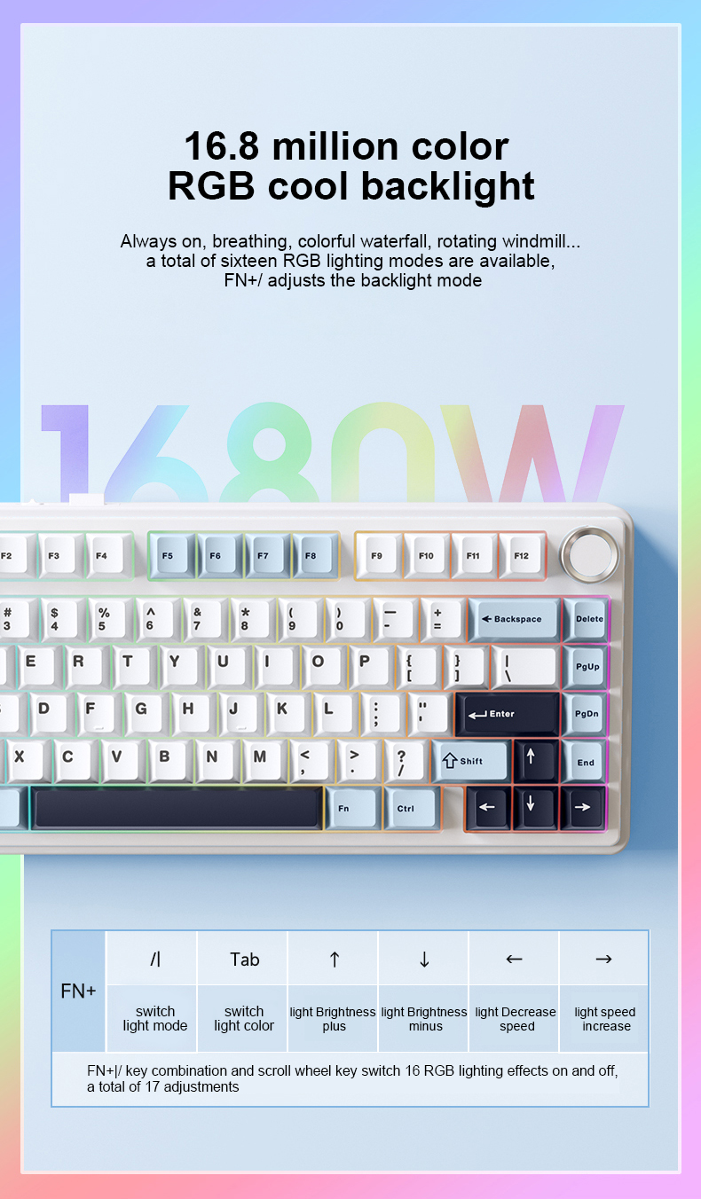 AULA F75  Gasket mechanical keyboard(图12)
