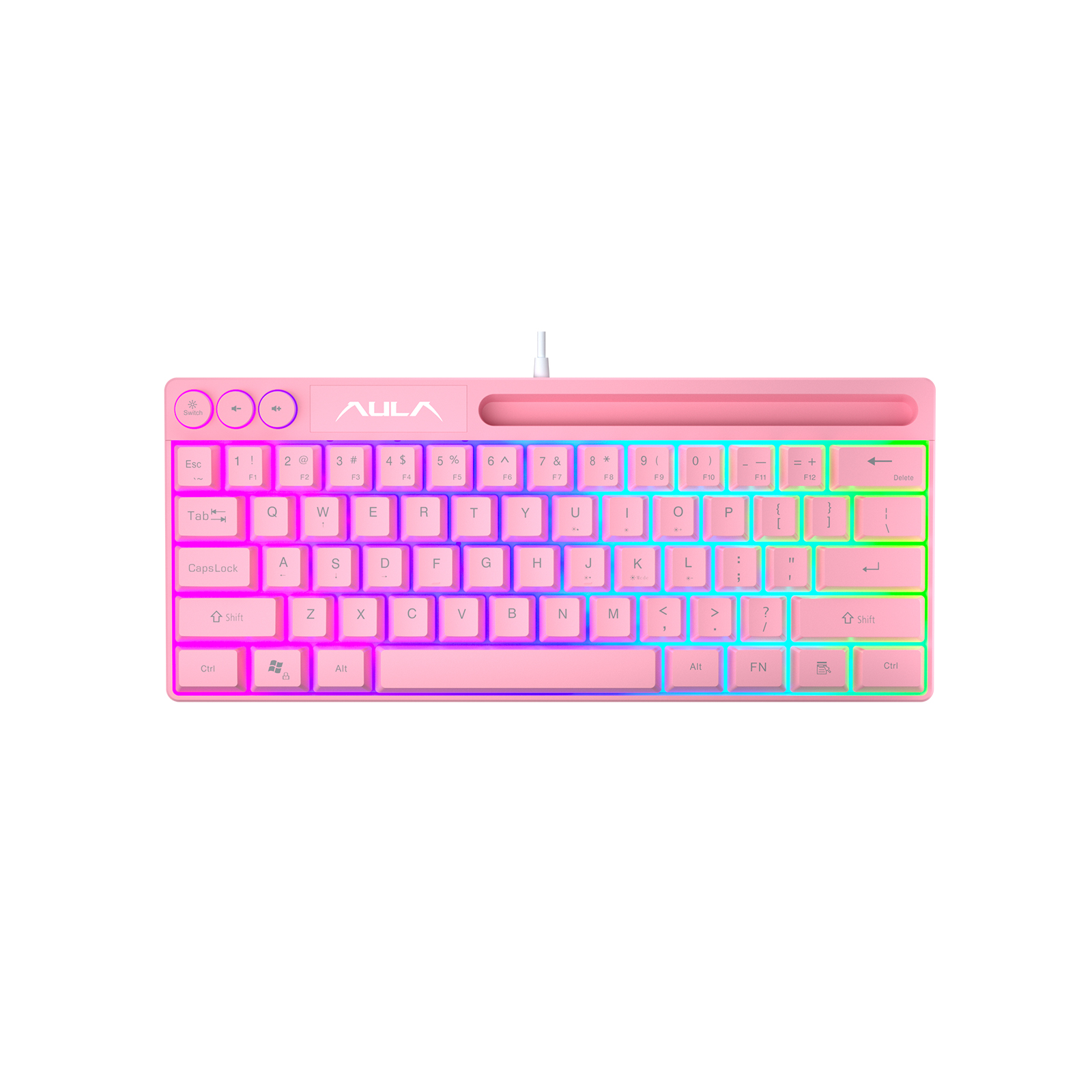 AULA F3061 wired mechanical feel keyboar