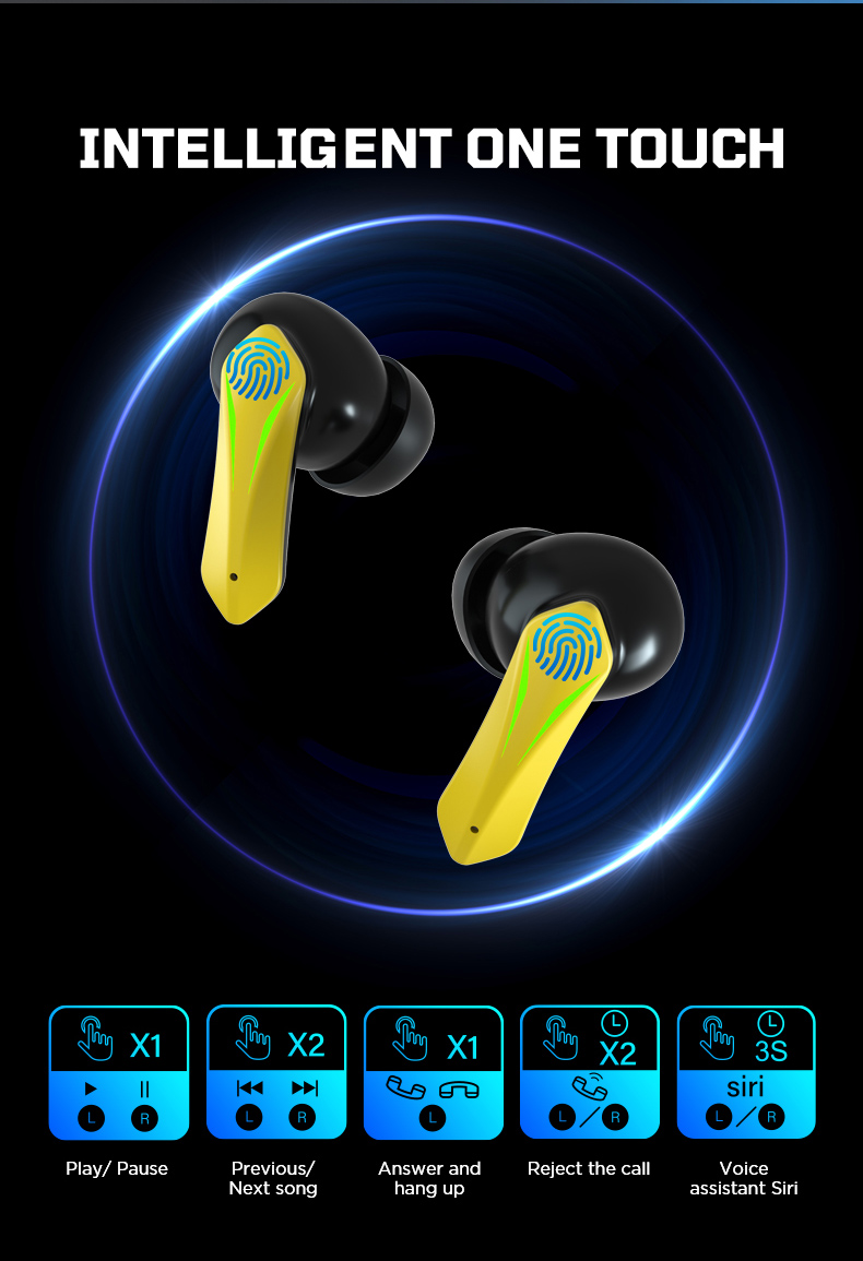 AULA F108 TWS Wireless Earbuds(图4)