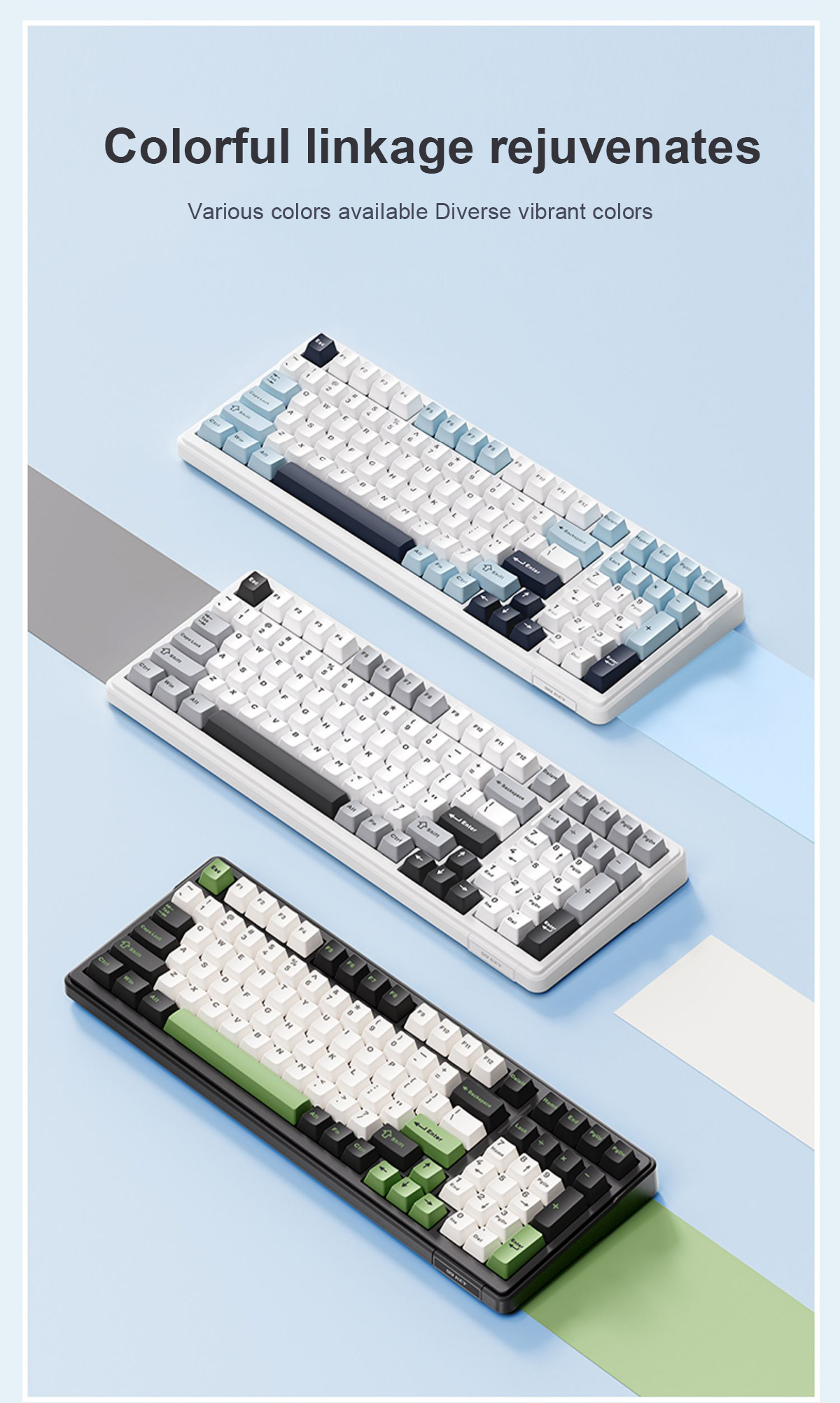 AULA F99 Gasket Mechanical Keyboard(图3)