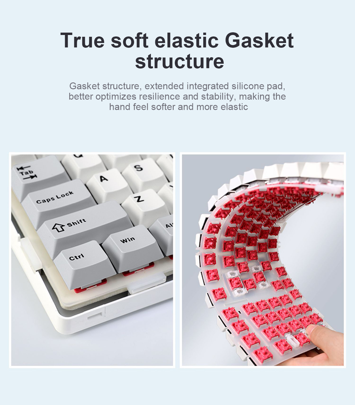 AULA F99 Gasket Mechanical Keyboard(图6)