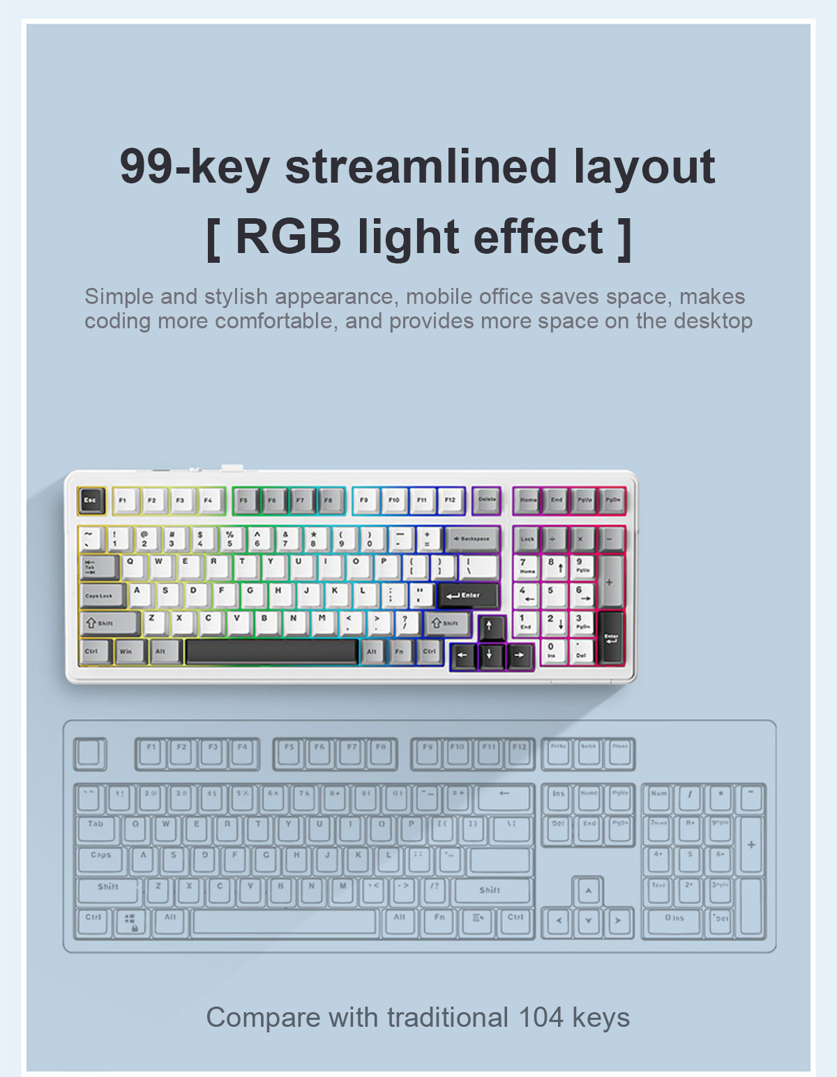 AULA F99 Gasket Mechanical Keyboard(图9)