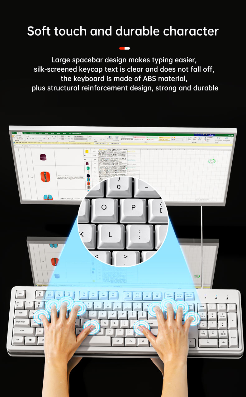 AULA  AC102 Wired keyboard and mouse combo(图6)
