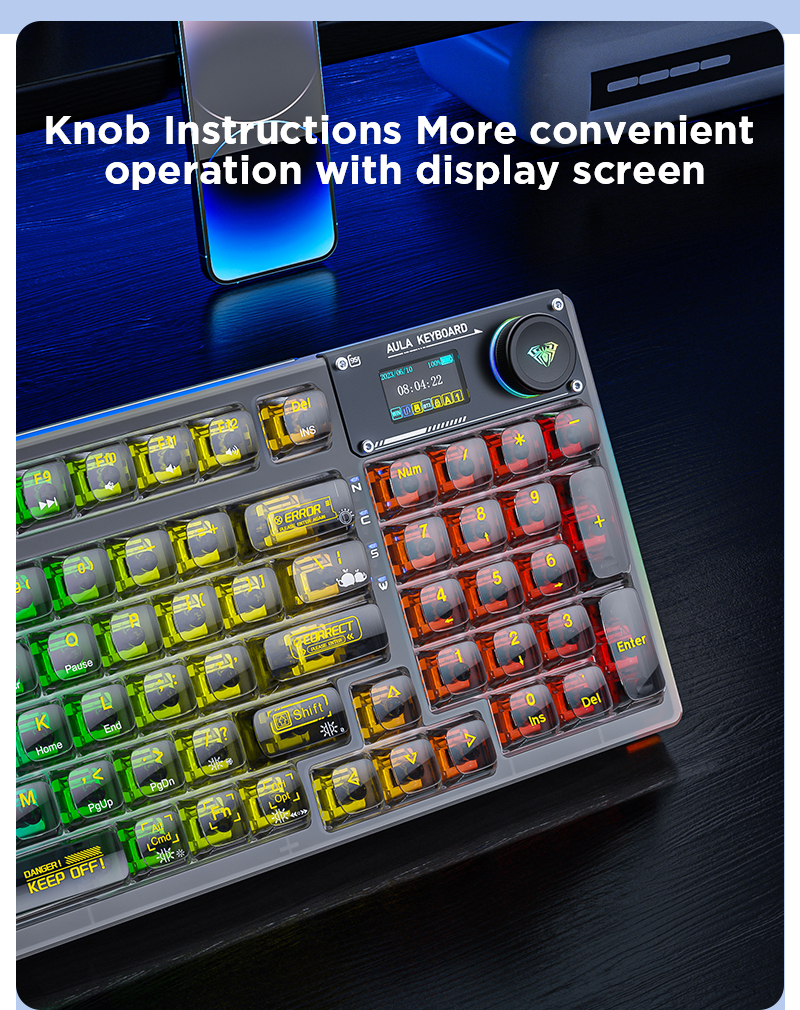 AULA  F98 PRO Custom Mechanical Keyboard(图13)