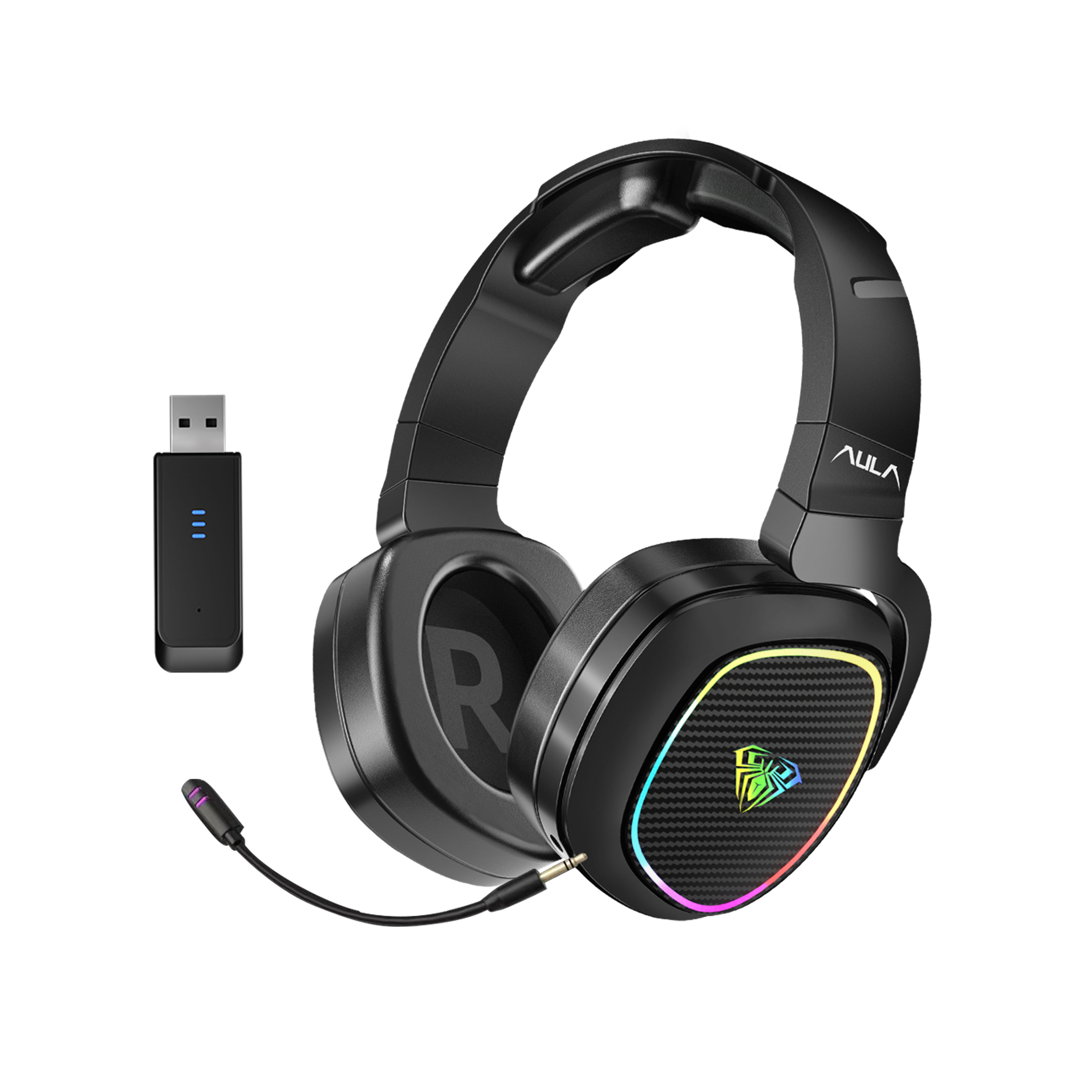 AULA F608 RGB Wireless Gaming Headset