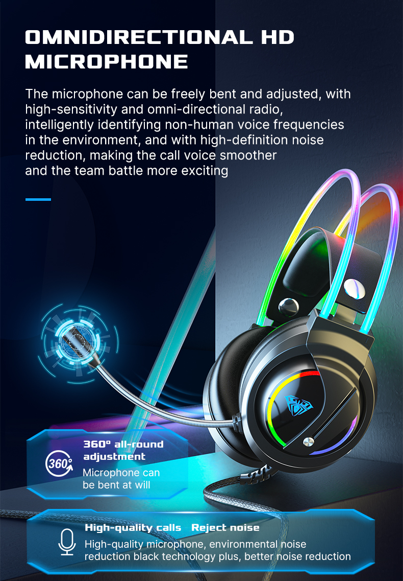 AULA S501 Wired Gaming Headset(图6)