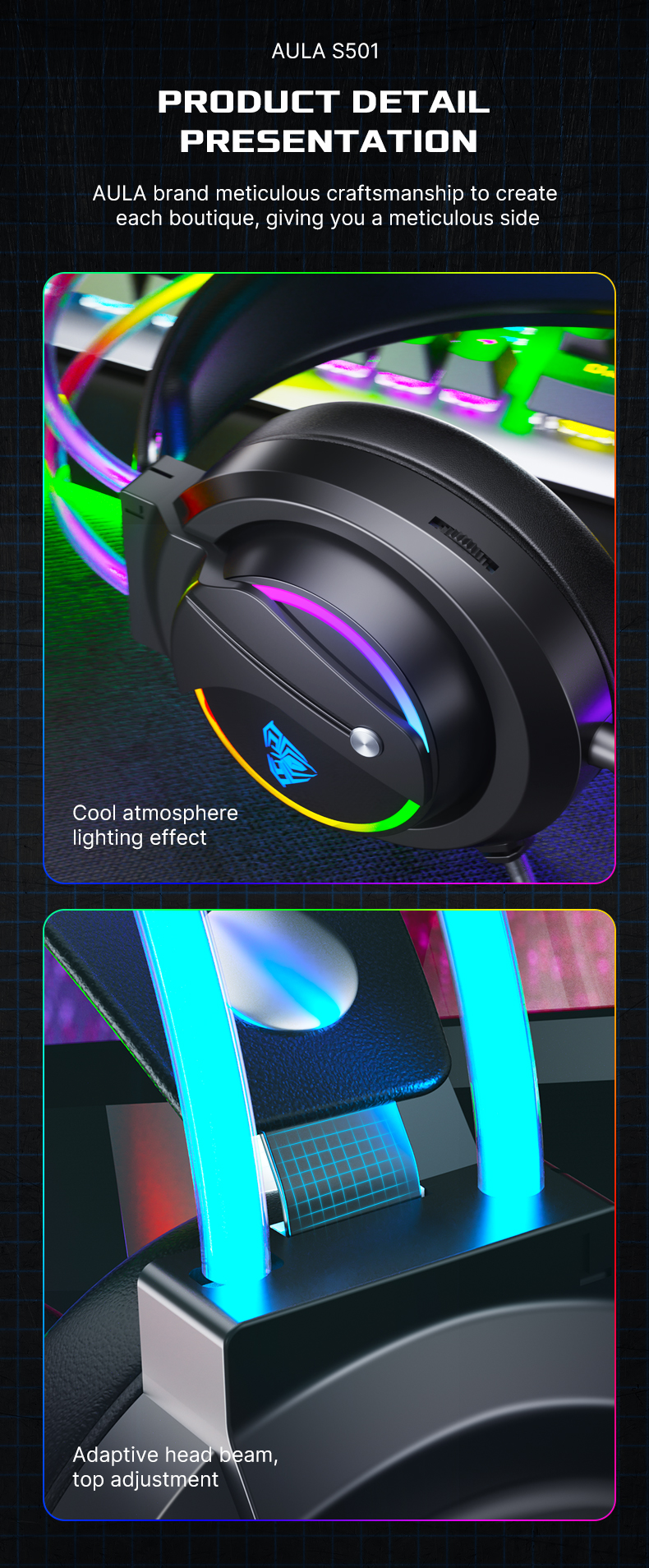 AULA S501 Wired Gaming Headset(图10)