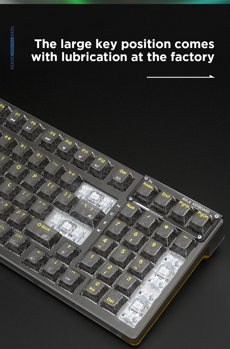Unleash the gaming performance of AULA F98: Discover the perfect keyboard for FPS gaming - enhance your gaming experience!(图4)