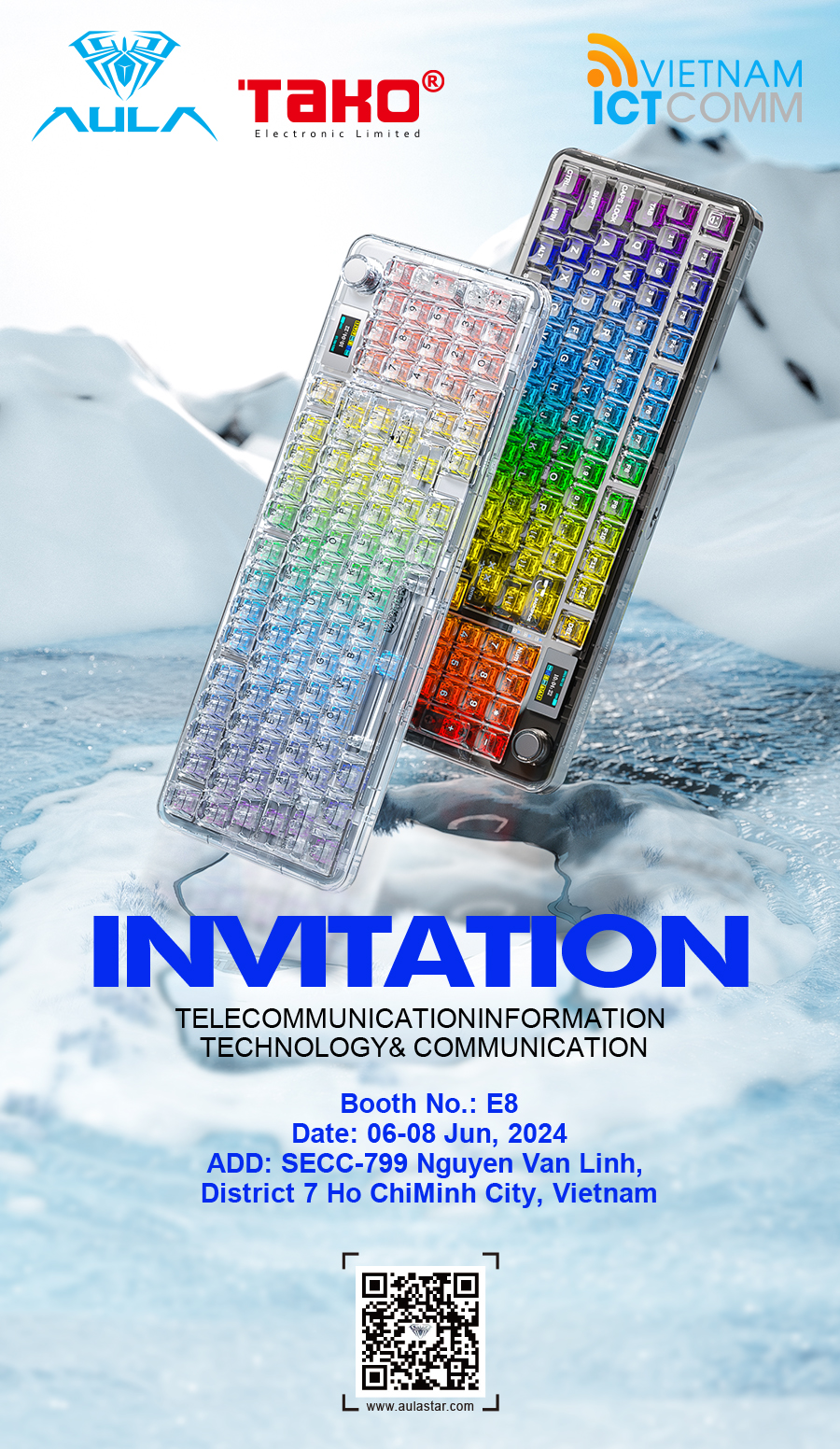 Vietnam ICT COM 2024: AULA Showcases Cutting-Edge Innovations in Consumer Electronics(图11)