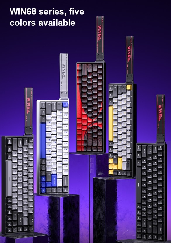 AULA WIN68HE Magnetic Keyboard In-depth Review: A "Magic Weapon" for FPS Players(图2) AULA WIN68HE Magnetic Keyboard In-depth Review: A "Magic Weapon" for FPS Players(图2)