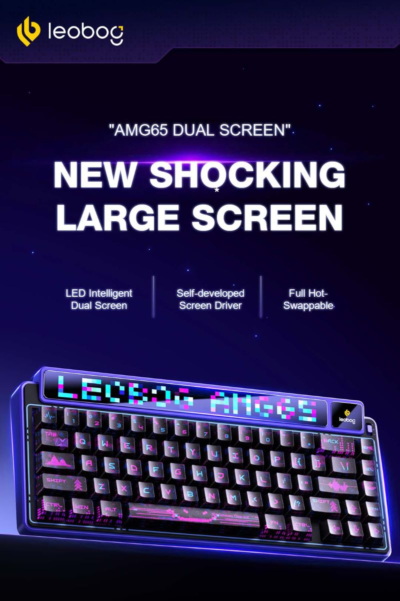 AULA-LEOBOG AMG65 Gasket Mechanical Keyboard(图1)