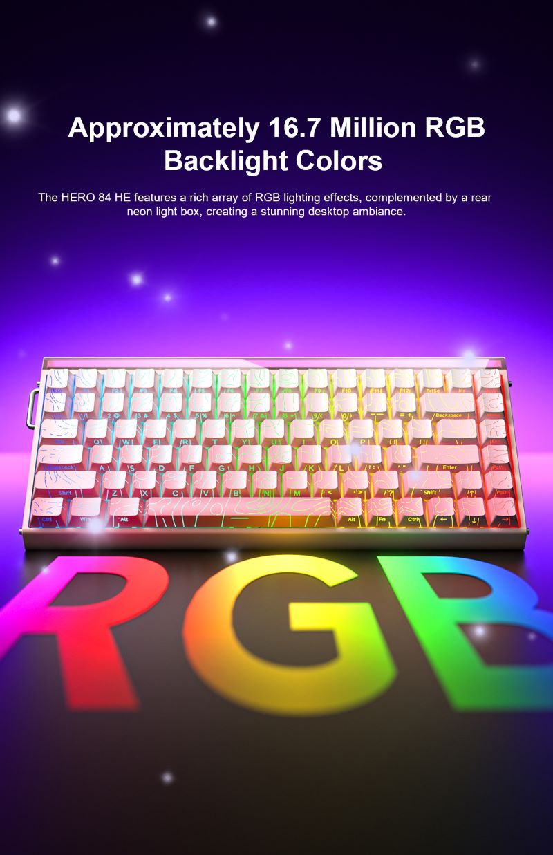 AULA HERO 84 Magnetic Switch Keyboard(图11)