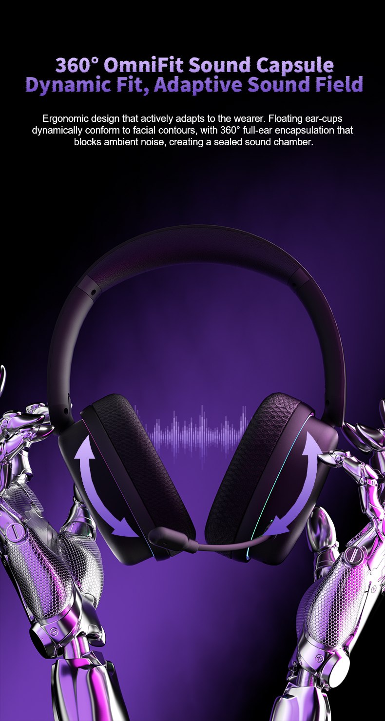 AULA G7 / G7 Pro Wireless Gaming Headset(图6)