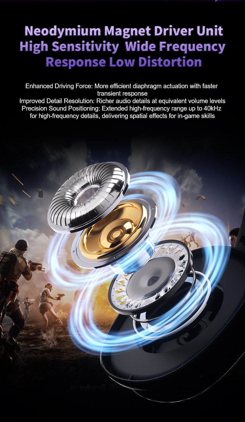 AULA G7 / G7 Pro Wireless Gaming Headset(图11)