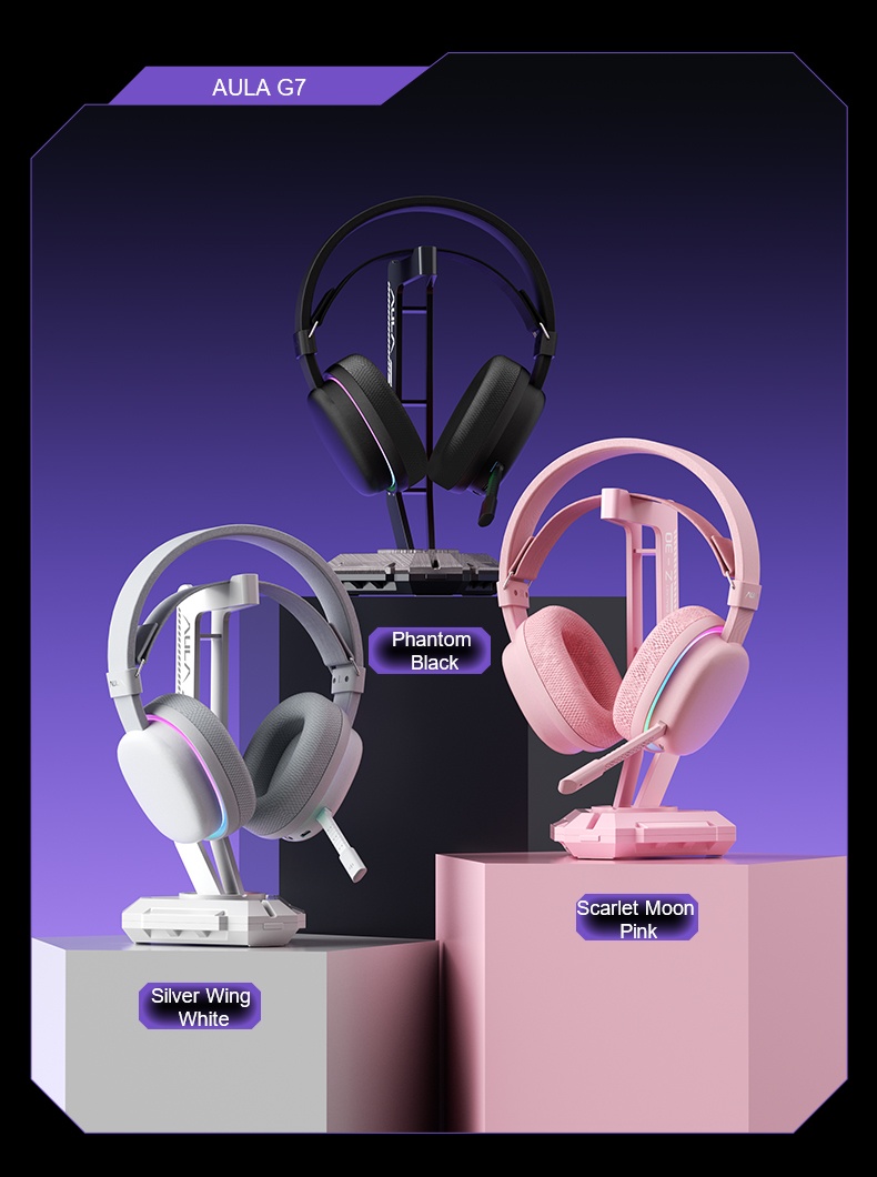 AULA G7 / G7 Pro Wireless Gaming Headset(图18)