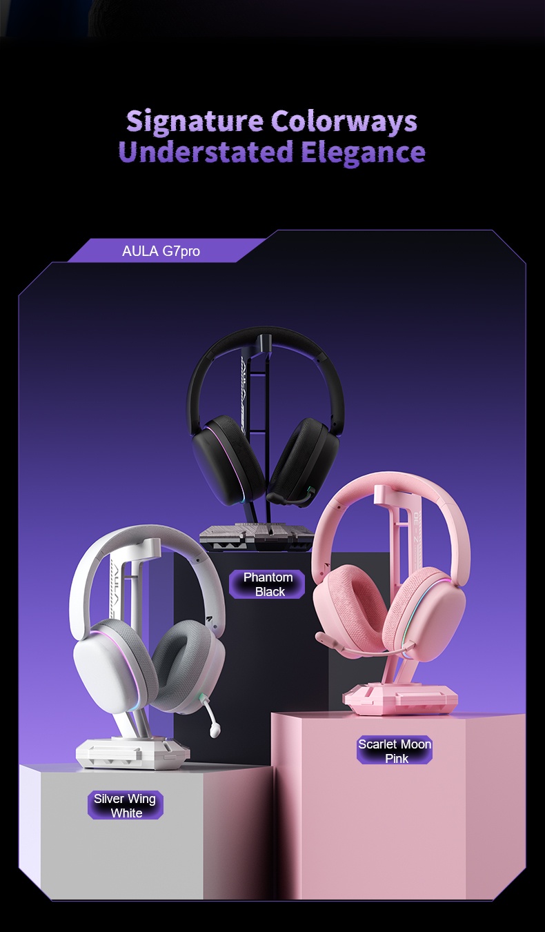 AULA G7 / G7 Pro Wireless Gaming Headset(图17)