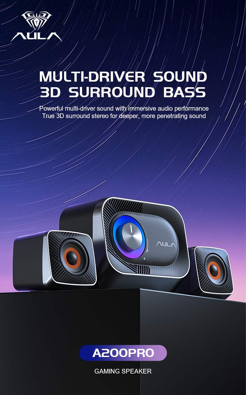 AULA A200Pro Gaming Speaker(图1)