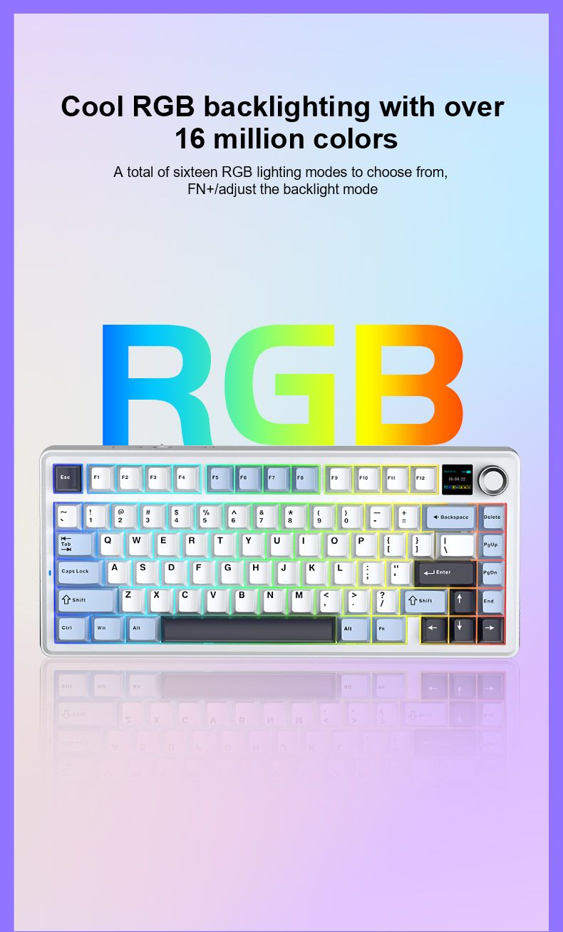 AULA-F75MAX Gasket 3 in 1 Mechanical Keyboard(图8)