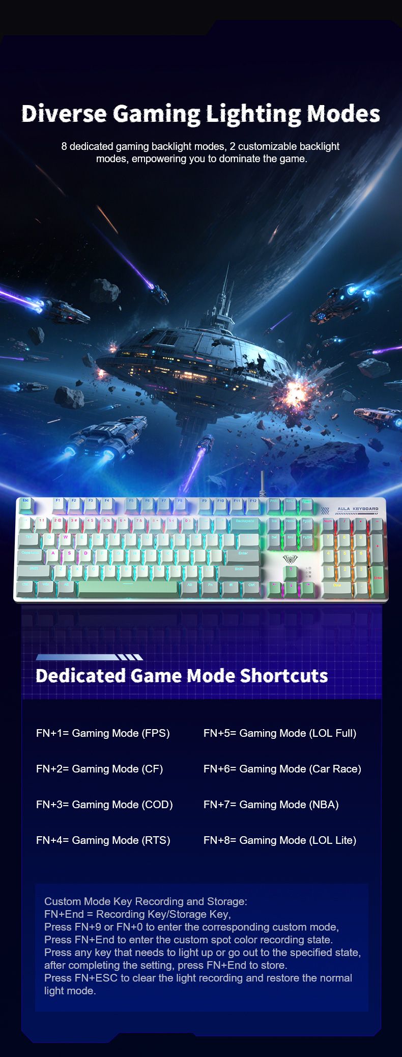 AULA S500 Mechanical Keyboard(图3)