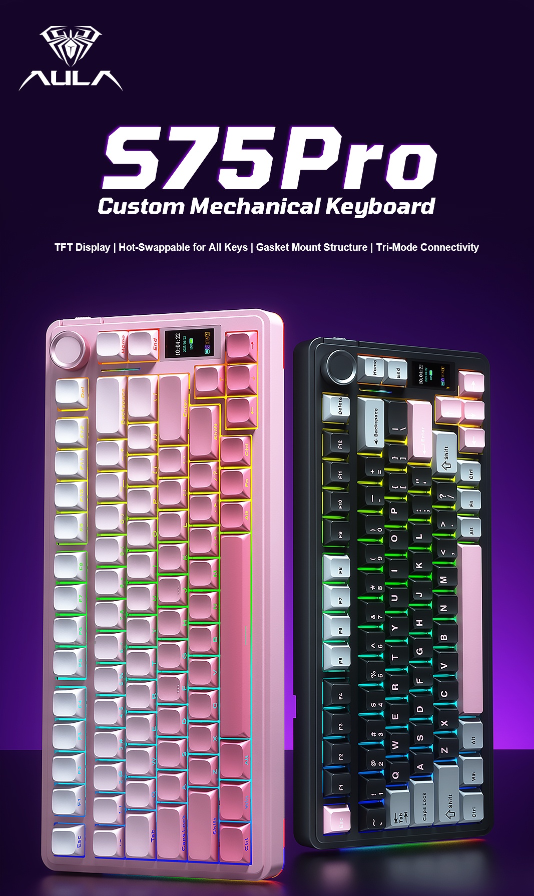 AULA S75 PRO Mechanical Keyboard(图1)