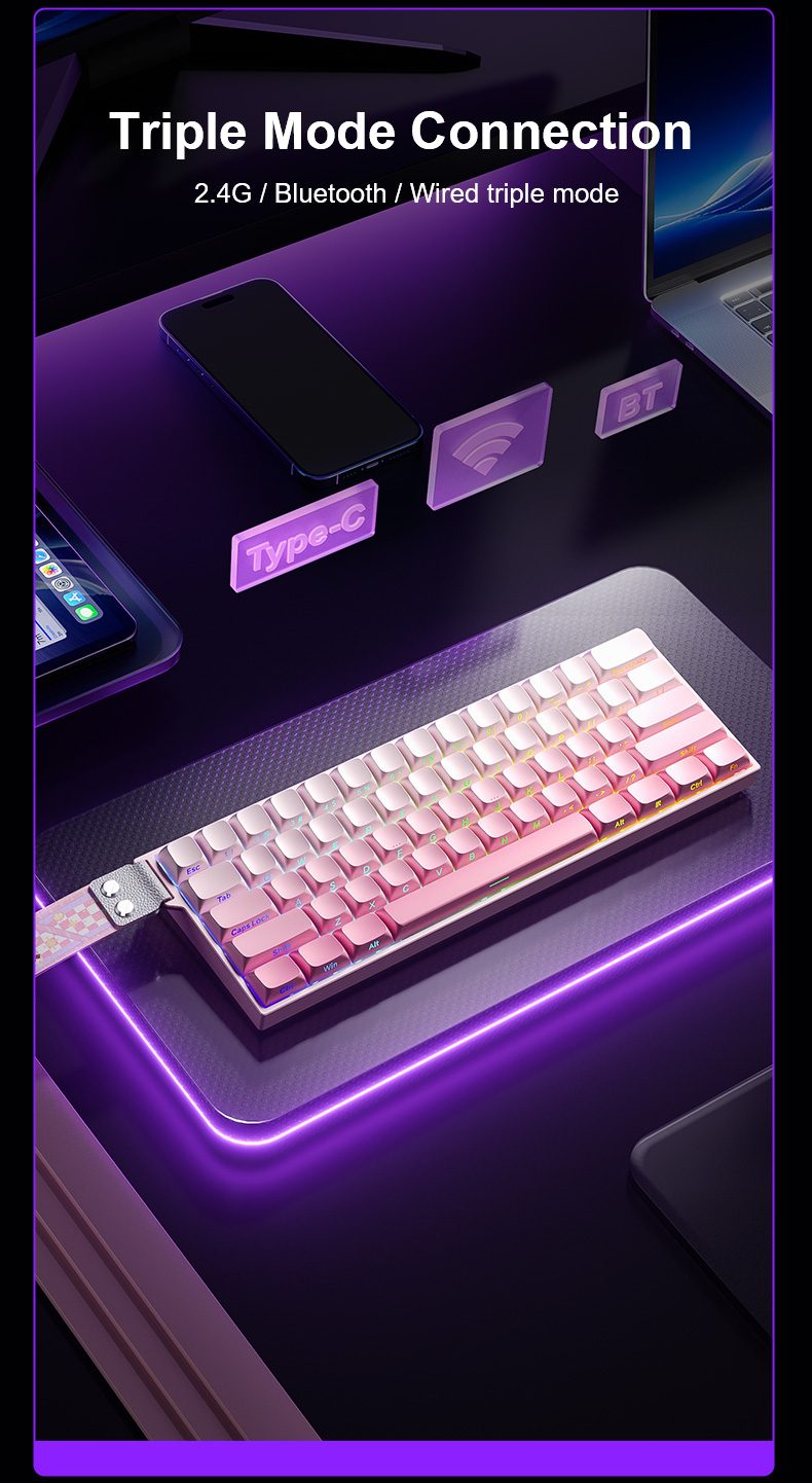 AULA MINI60HE Magnetic Switch Keyboard(图6)