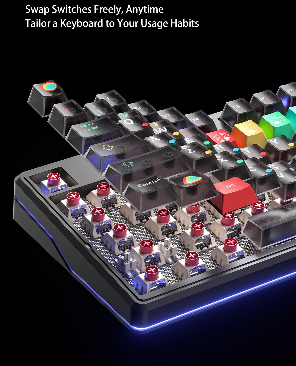 AULA F87PRO V2 Gasket Mechanical Keyboard(图15)