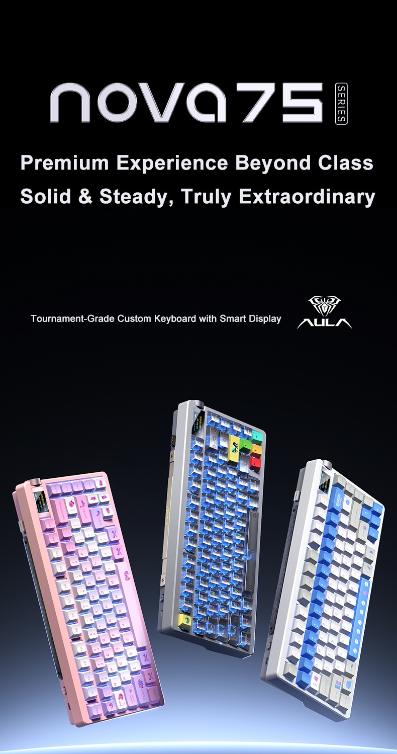 AULA NOVA75 Smart Custom Mechanical Keyboard(图1)