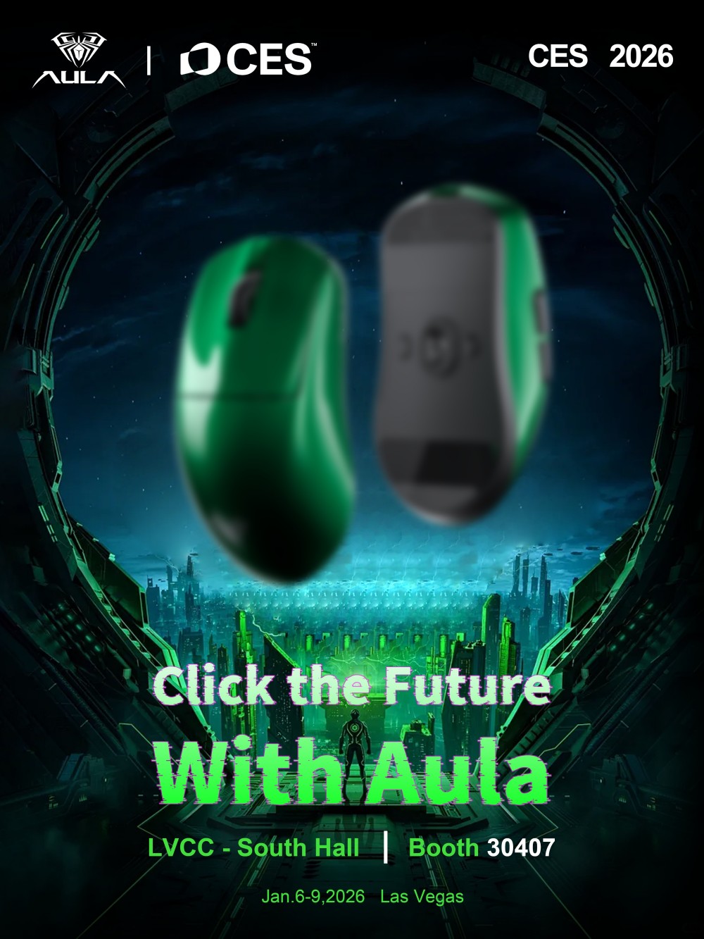 Redefining Gaming Boundaries: AULA Leads the Magnetic Switch Revolution at CES 2026(图2)