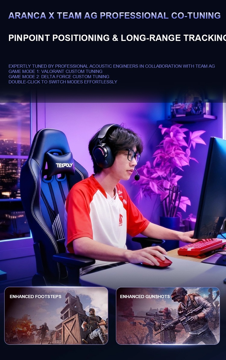 AULA A700 Wireless Gaming Headset(图8)