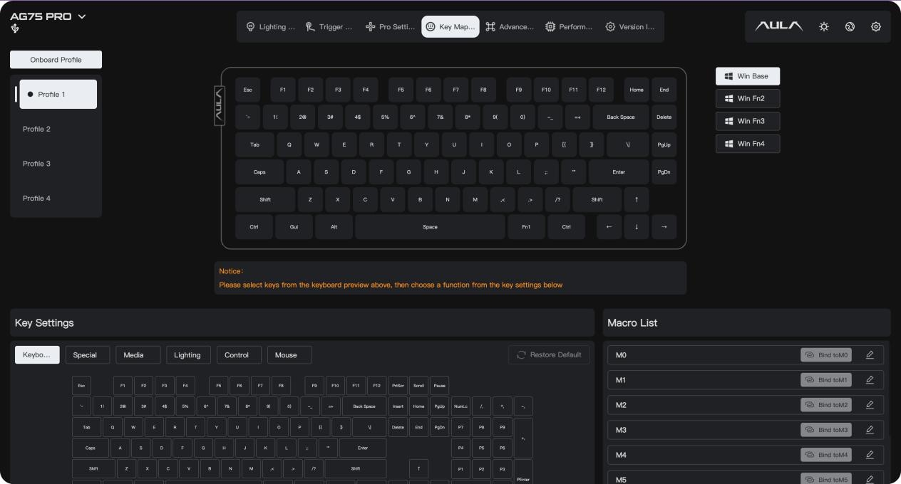 AULA AG75 Driver User Guide(图1)