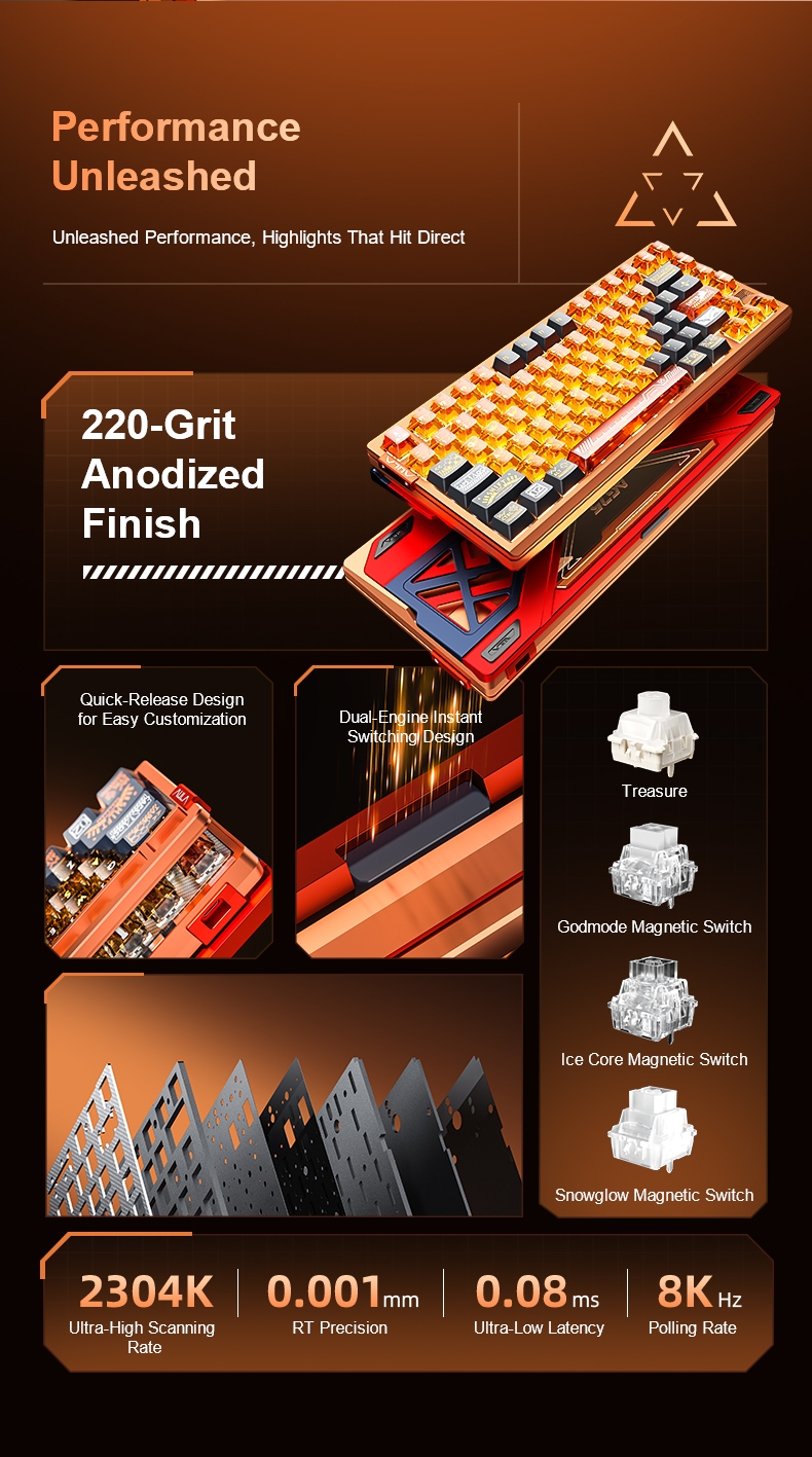 AULA AG75 Magnetic Switch Keyboard(图2)