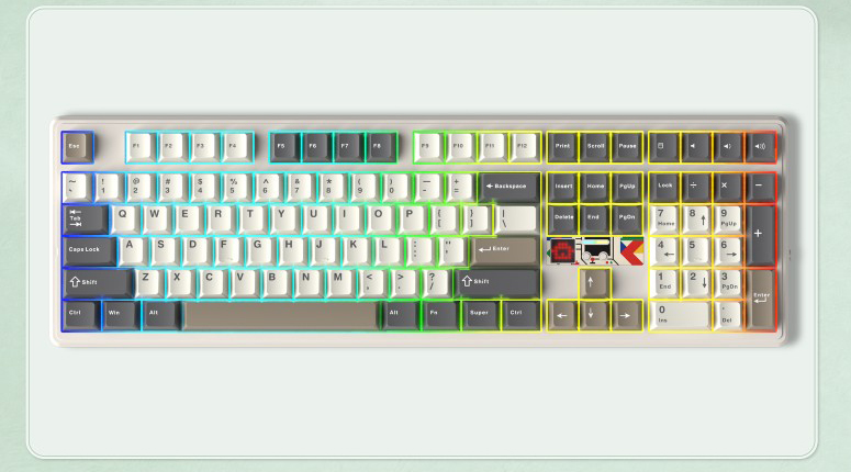 AULA F108 PRO V2 Gaming Keyboard
