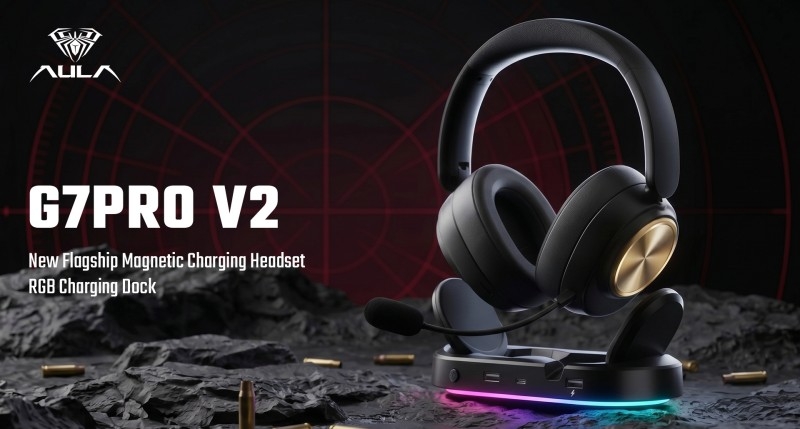 AULA G7PRO v2 Arrives with Magnetic Charging Mastery(图2)