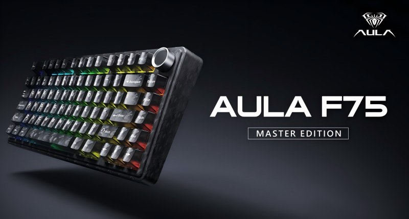 AULA F75 MASTER EDITION: Dual 8K Performance Meets Forged Carbon Fiber Craftsmanship(图1) AULA F75 MASTER EDITION: Dual 8K Performance Meets Forged Carbon Fiber Craftsmanship(图1)