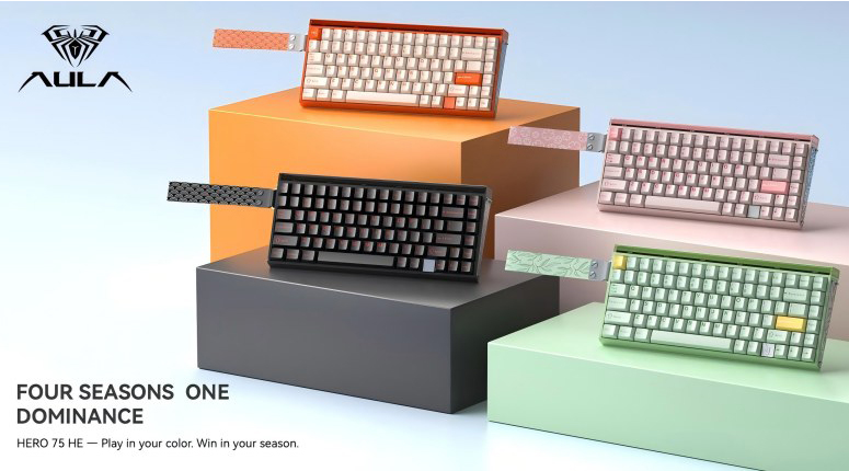 AULA HERO75 HE Four Seasons. One Keyboard.