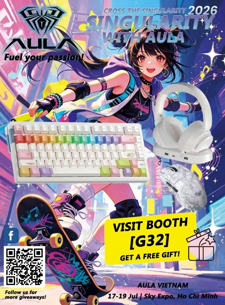 AULA Vietnam Is Heading to Hobby Horizon Singularity 2026 with Latest Gaming Gear(图1)