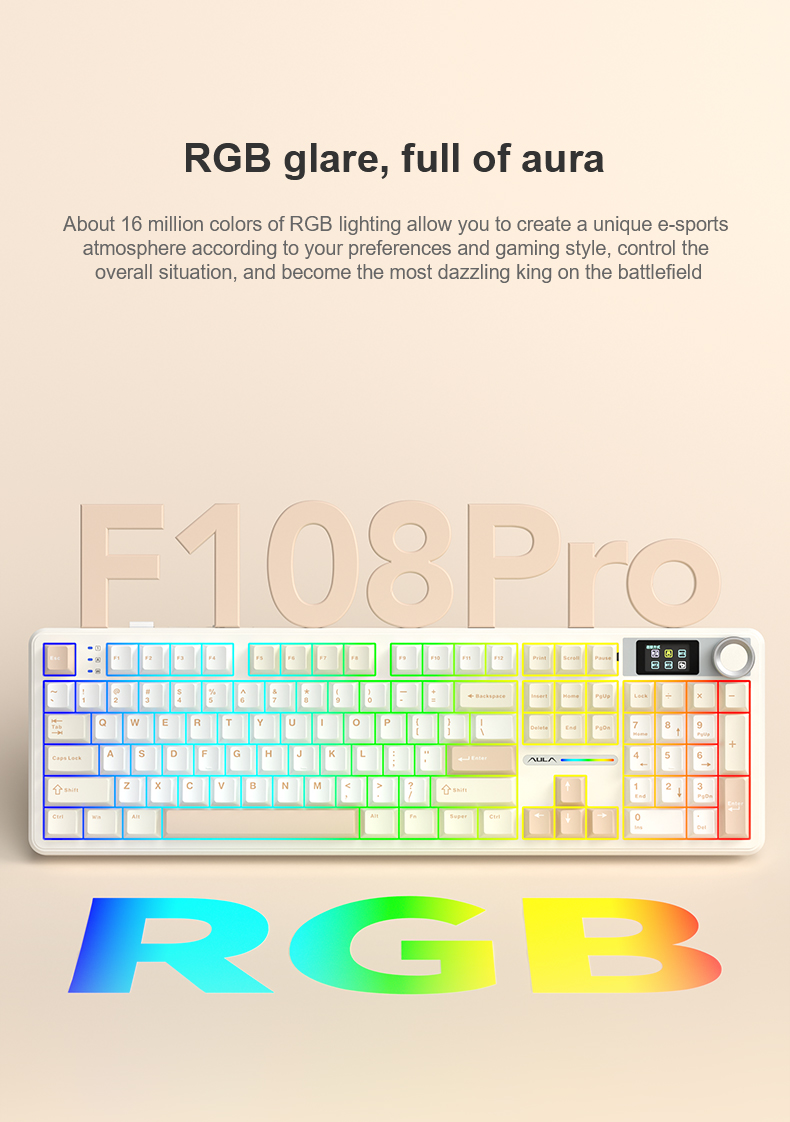 AULA F108PRO Mechanical Keyboard(图17) AULA F108PRO Mechanical Keyboard(图17)