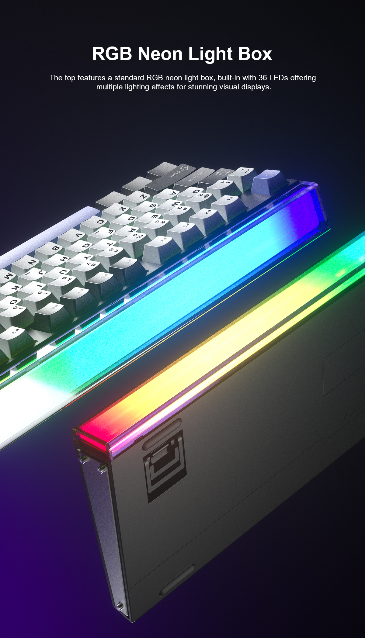 AULA H108 Gasket Mechanical Keyboard(图2)