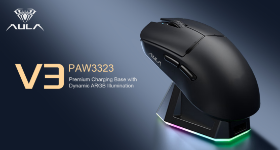 AULA V3 Lightweight Gaming Mouse: A New Level of Wireless Freedom(图2) AULA V3 Lightweight Gaming Mouse: A New Level of Wireless Freedom(图2)