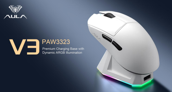 AULA V3 Lightweight Gaming Mouse: A New Level of Wireless Freedom(图3) AULA V3 Lightweight Gaming Mouse: A New Level of Wireless Freedom(图3)